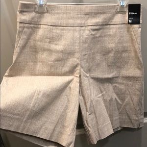 New York & Co 8” Pull-on shorts - Tweed Khaki